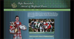 Desktop Screenshot of highlanddance.com
