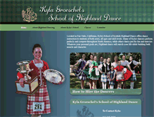 Tablet Screenshot of highlanddance.com